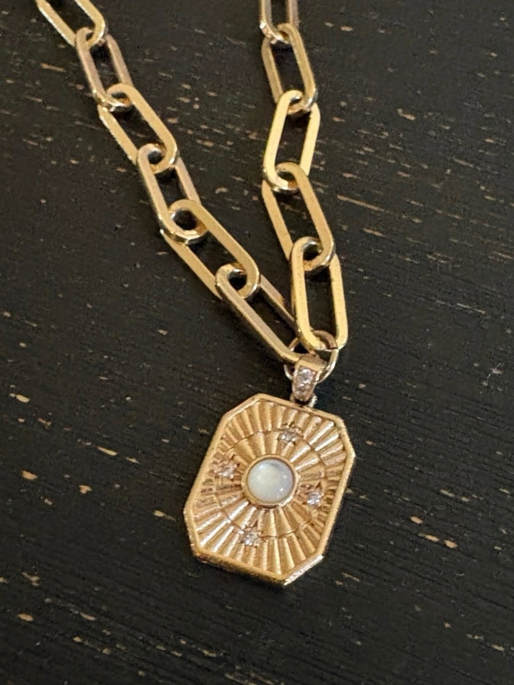 Joy Dravecky In Orbit Gold Necklace